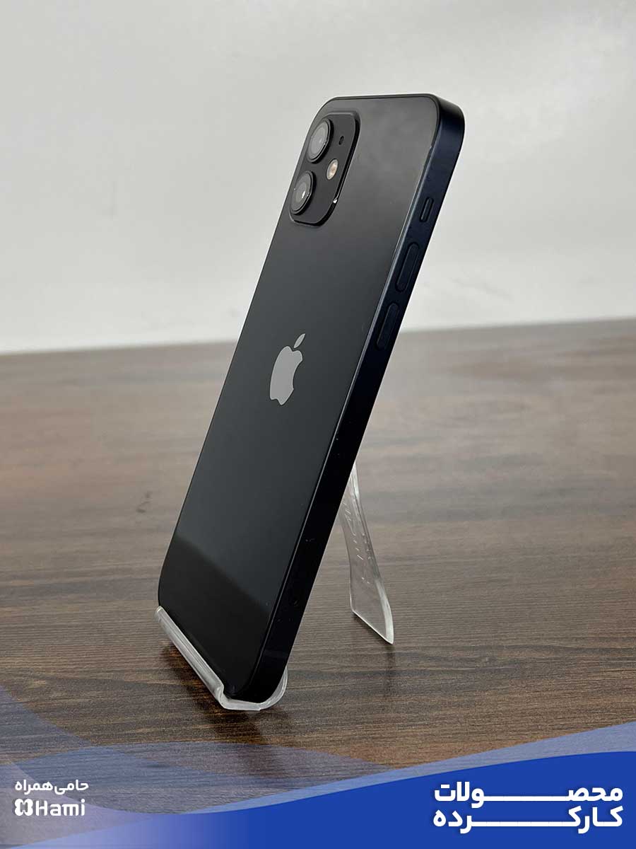 موبایل دست دوم اپل مدل iPhone 12 Black 128GB