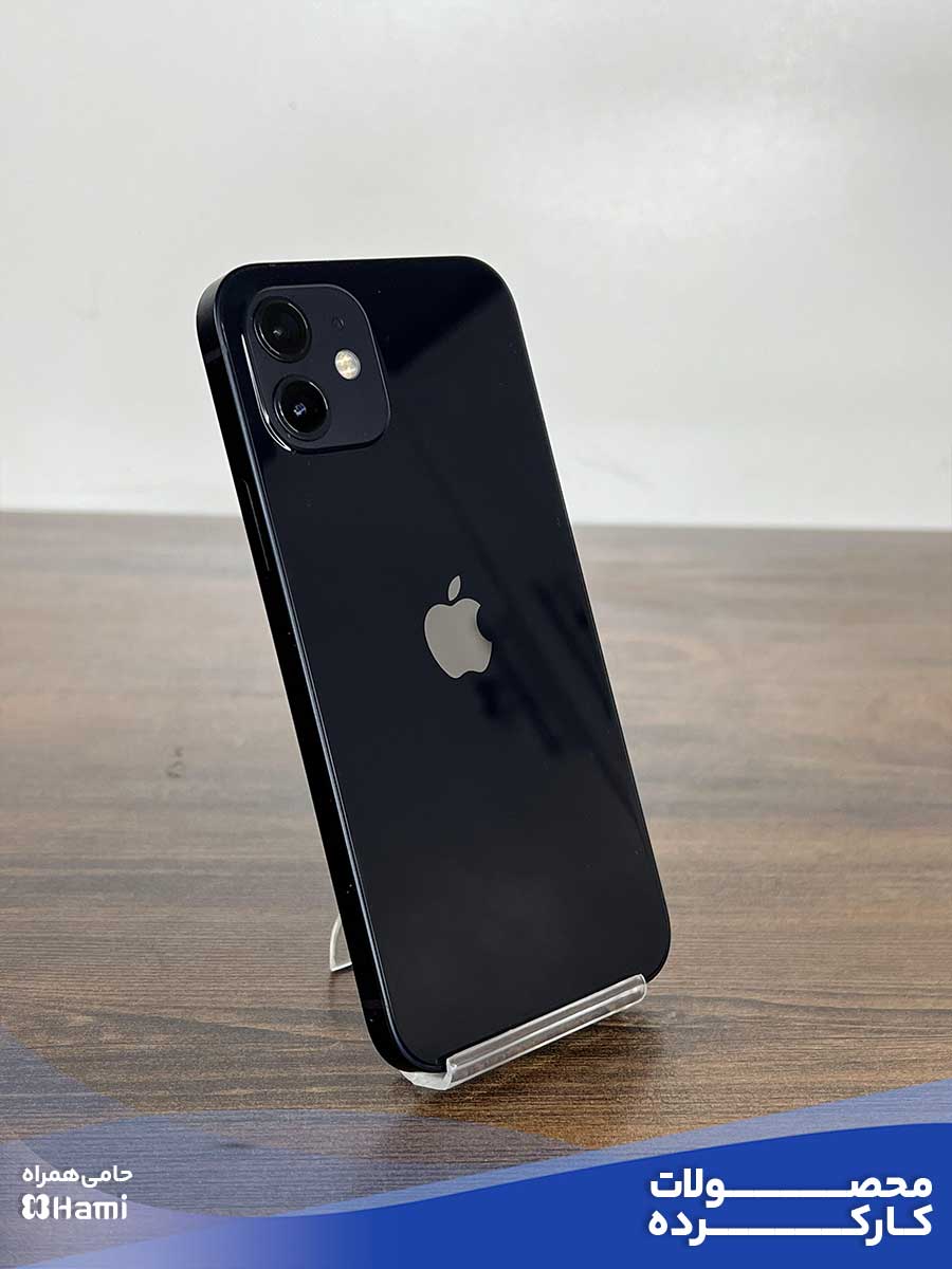 موبایل دست دوم اپل مدل iPhone 12 Black 128GB